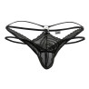 CandyMan String Double Lacet Artémis Noir